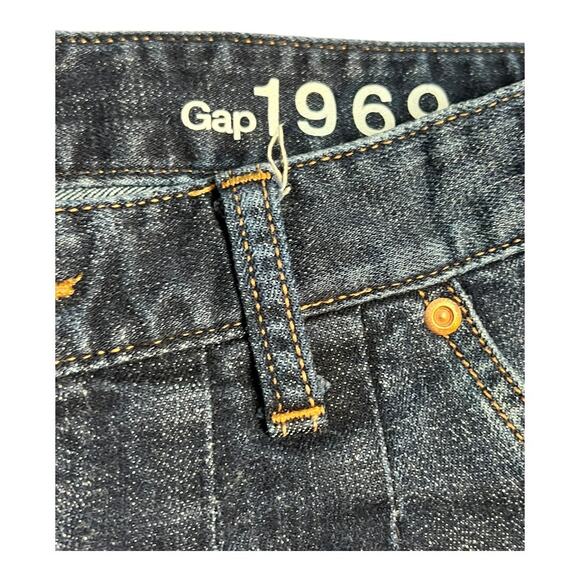 Gap Womens Jean Shorts Denim 2 / 26 Cuffed Rolled Hem Casual shorty Shortie - Picture 4 of 6